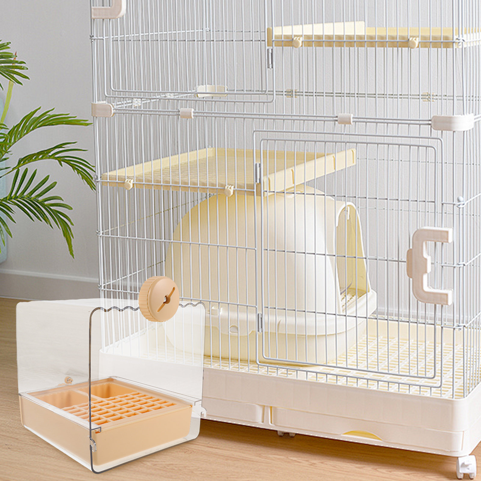 Pet Feeders - Bebedero colgante para pájaros, comedero para