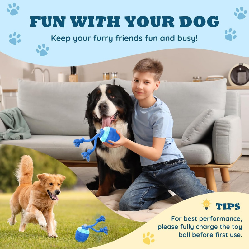 Juguete Interactivo Automático - Automatic Moving Dog Ball reseña y precio