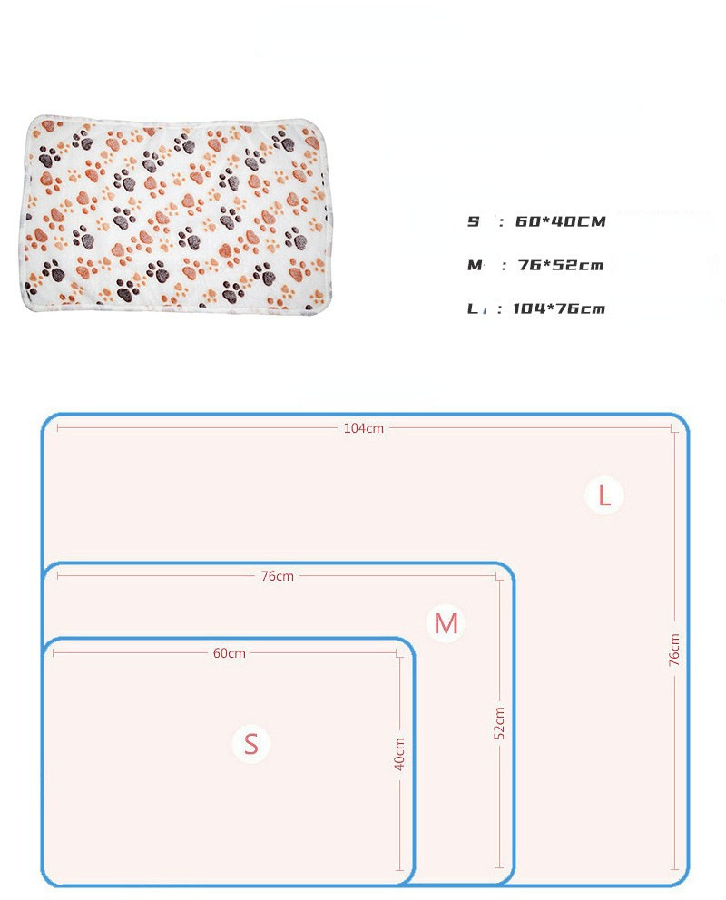 Franela gruesa para mascotas,  - Pet Beds reseña y precio