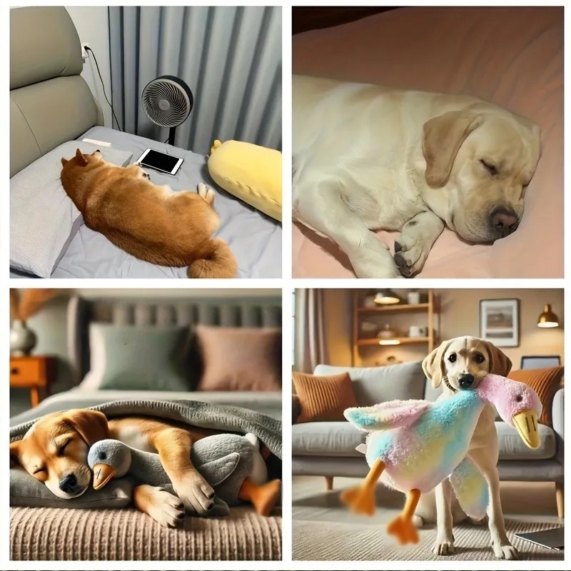 Pato de peluche suave y colori - Interactive Squeaky Plush Dog Toy reseña y precio