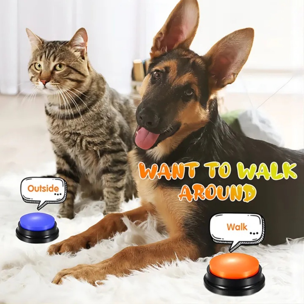 Juguete para Perros con Botón  - Interactive Squeaky Plush Dog Toy reseña y precio