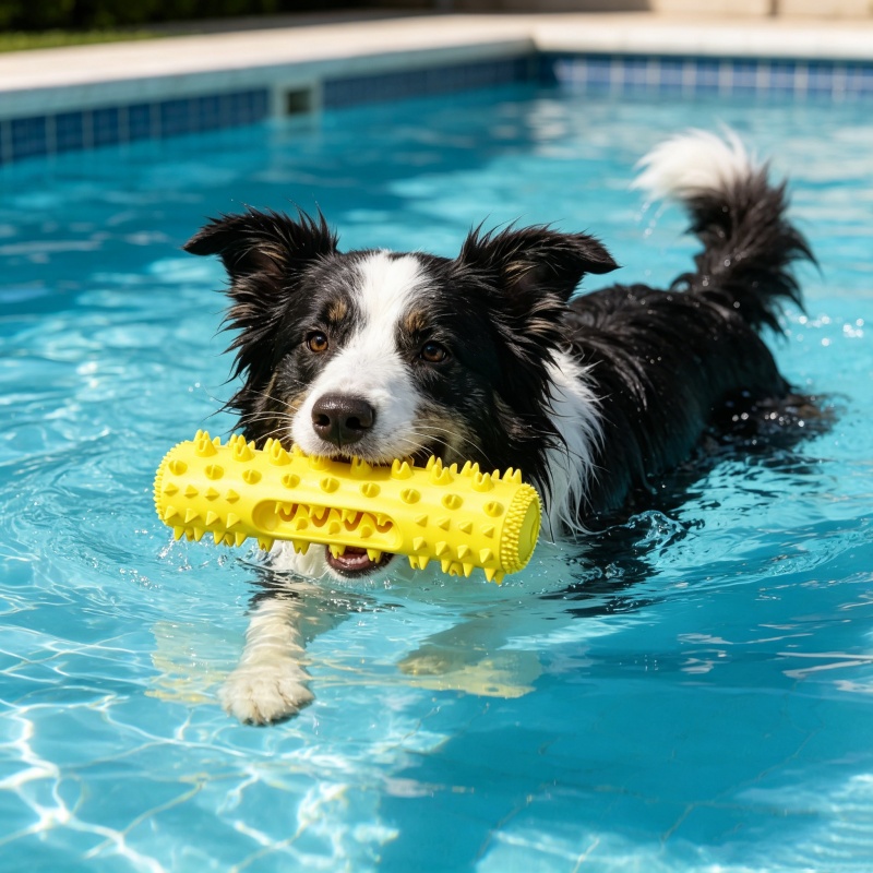 Juguete masticable para perros - Rubber Treat Dispensing Dog Toy reseña y precio