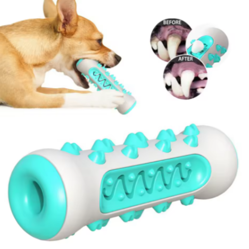1 unidad: juguete masticable e - Teeth Cleaning Dog Chew Bone reseña y precio