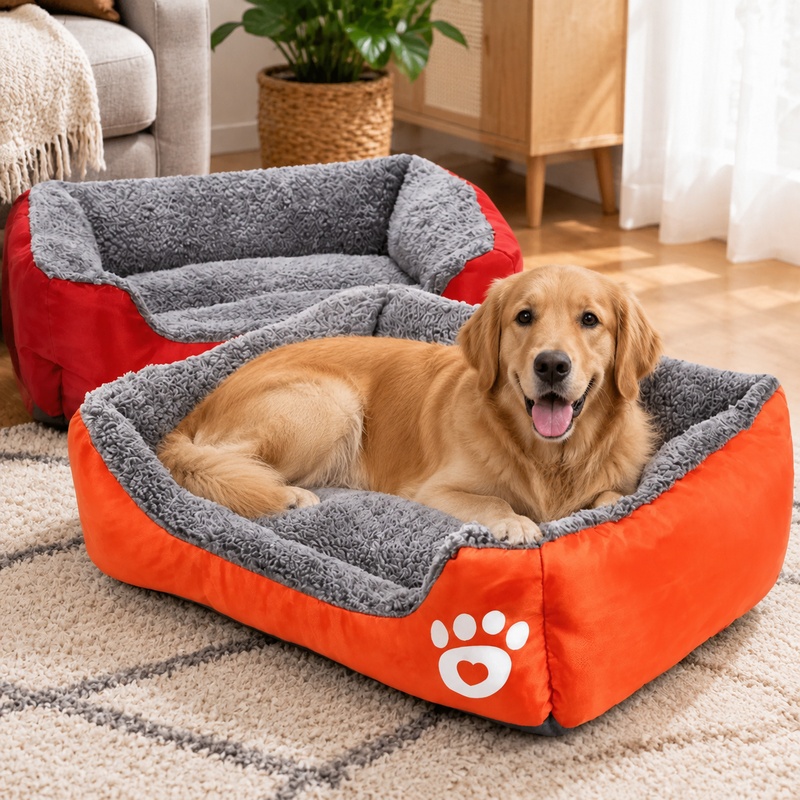 Cama de felpa suave para gatos - Interactive Squeaky Plush Dog Toy reseña y precio